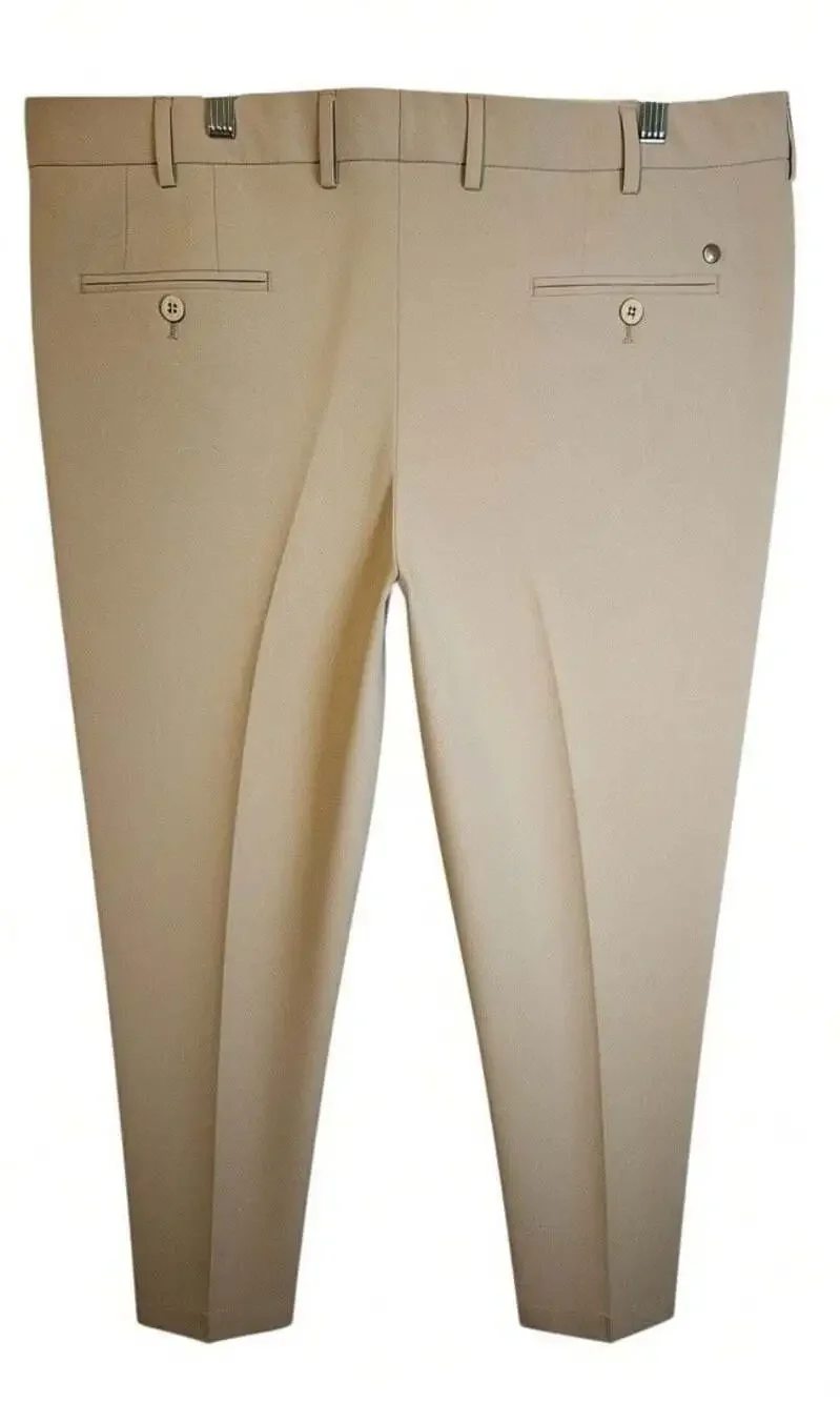 Peter Millar Crown Crafted Men's Khaki Tan Dress Pants Trousers Size 40/30